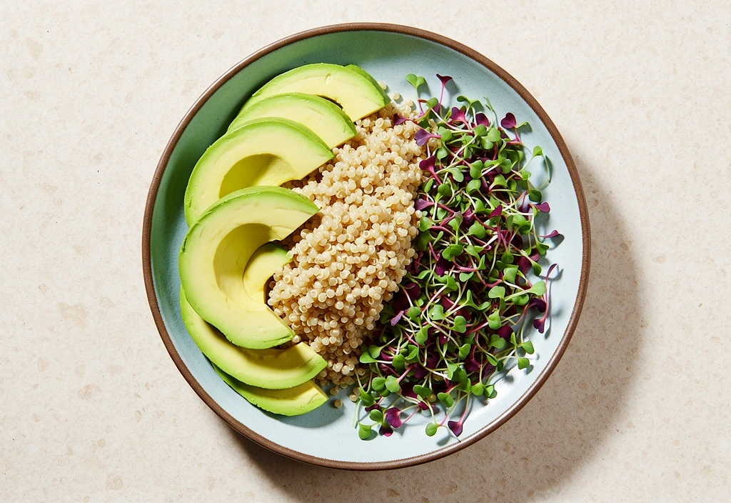 Frische gesunde Zutaten für die Beratung